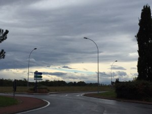 First view of the Pyrenees!